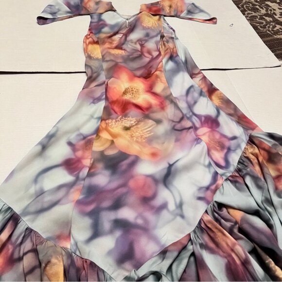 COLLINA STRADA  New without tag BARBED FLORAL HILLARY DRESS Sz M made in… - Picture 13 of 16